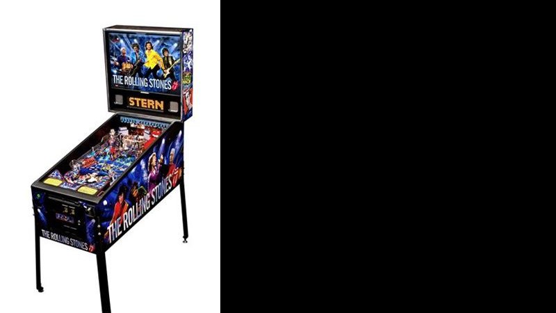 O fliperama dos Rolling Stones, lançado pela empresa Stern Pinball - Reprodução