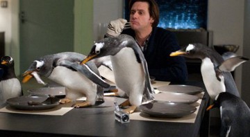 Jim Carrey em cena da comédia <i>Os Pinguins do Papai</i> - Divulgação