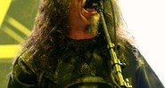 Tom Araya, baixista e vocalista do Slayer, chegou a agradecer a paciência do público com os problemas técnicos do show em São Paulo - Thais Azevedo