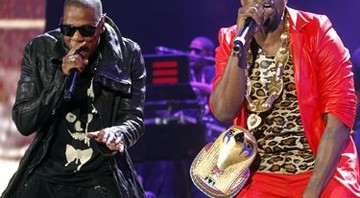 Jay-Z e Kanye West juntos em 2010 - AP