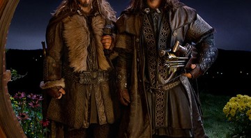 Dean O'Gorman é Fili (dir.) e Aidan Turner é Kili em <i>O Hobbit: Uma Viagem Inesperada</i> - Divulgação