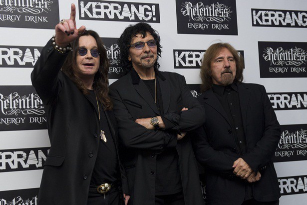 Ozzy Osbourne, Tony Iommi e Geezer Butler (Foto: Agent Press)