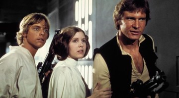 Han Solo, Princesa Leia e Luke Skywalker - Reprodução