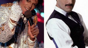 Freddie Mercury e Michael Jackson - Montagem / AP / Universal Music Group