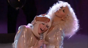 Christina Aguilera e Lady Gaga - Reprodução/vídeo