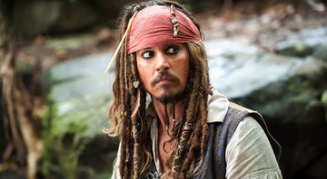 Johnny Depp como Jack Sparrow na franquia Piratas do Caribe (Foto: Disney/Divulgação)
