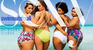 Robyn Lawley, Jada Sezer, Shareefa J e Gabi Gregg  estrelam primeiro calendário de biquíni plus-size - Reprodução/SwimsuitsForAll