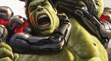 Hulk (Mark Ruffalo) enfrenta o robô Ultron.  - Reprodução 