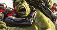 Hulk (Mark Ruffalo) enfrenta o robô Ultron.  - Reprodução 