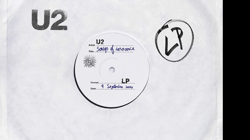 Capa do disco <i>Songs of Innocence</i>, do U2, lançado durante evento da Apple  - Reprodução