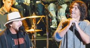 Chris Cornell e Eddie Vedder fazem um reencontro do Temple of the Dog, banda formada por Cornell e integrantes do Pearl Jam - com ocasionais participações de Vedder - Reprodução / Vídeo