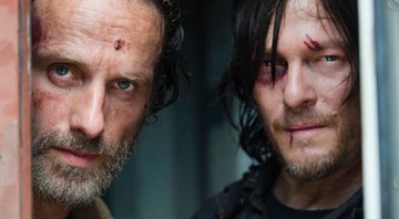 Rick (Andrew Lincoln) e Daryl (Norman Reedus) na quinta temporada de <i>The Walking Dead</i> - Divulgação