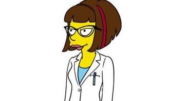 Lena Dunham em <i>Os Simpsons</i> - Reprodução/EW