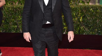 Bill Murray no tapete vermelho do Golden Globe. - John Shearer/AP