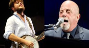 Mumford and Sons (à esquerda) e Billy Joel (à direita) - AP
