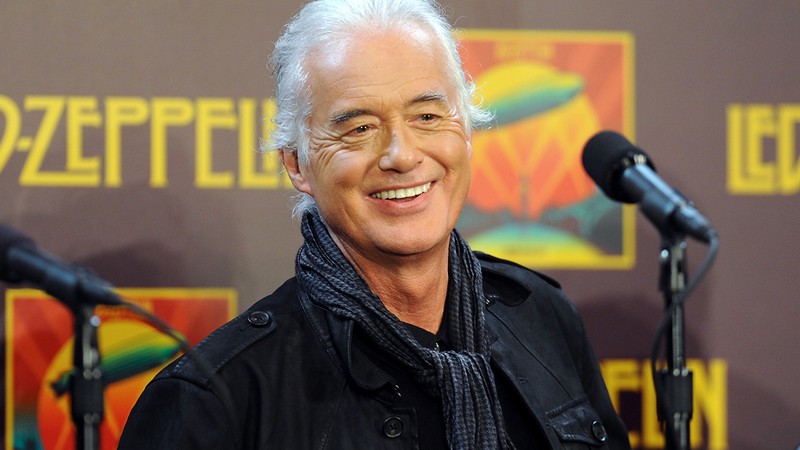 Jimmy Page, guitarrista do Led Zeppelin - Evan Agostini/AP