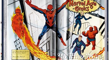 O livro <i>75 Years of Marvel Comics: From the Golden Age to the Silver Screen</i> - Divulgação