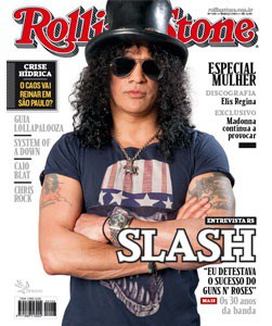 Slash na capa da edição 103 da <i>Rolling Stone Brasil</i> - Reprodução