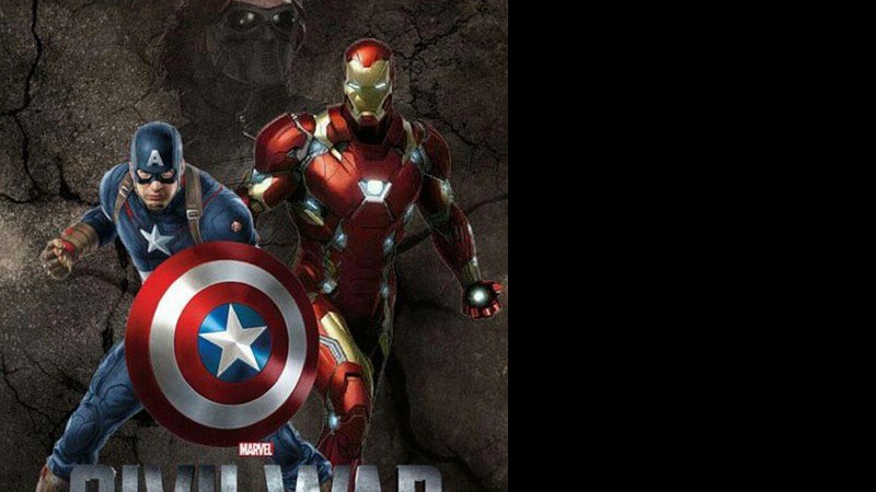 Capitão América e Homem de Ferro em pôster do filme - Reprodução / Instagram