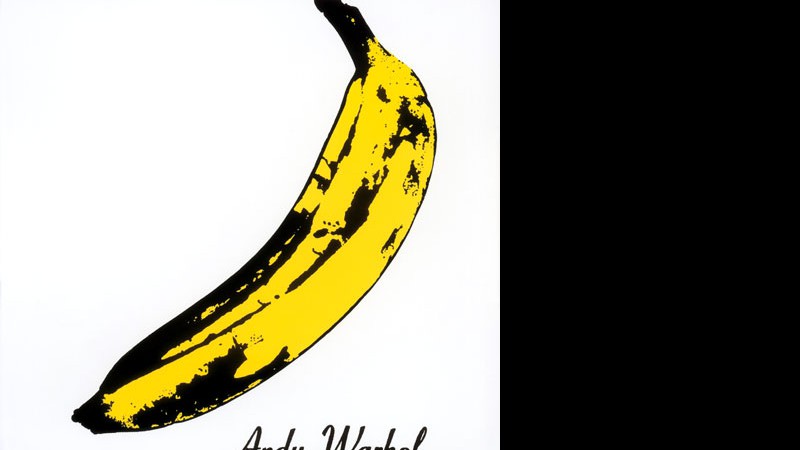 <b>6 - <i>The Velvet Underground</i> - The Velvet Underground & Nico</b>
<br><br>
O patrono e divulgador da banda, Andy Warhol, também é o idealizador da marcante capa com a banana do primeiro disco dos roqueiros nova-iorquinos.  - Reprodução