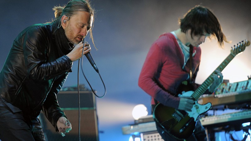 Thom Yorke (à esquerda) e Jonny Greenwood, do Radiohead - Chris Pizzello/AP
