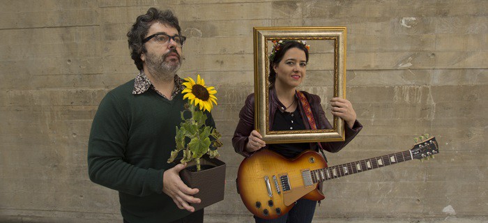 Daniel Arruda e Andrea Agda, do duo Banana Scrait - Amando Costa