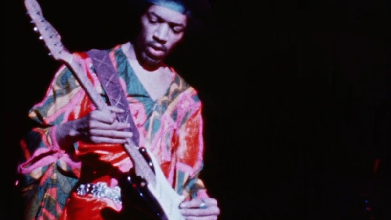 Jimi Hendrix em ação no Atlanta International Pop Festival - Reprodução/Vídeo