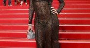 A atriz brasileira Stella Rocha, em Cannes para a exibição de <i>Love</i> - Reprodução/vídeo