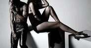 Rihanna e Travi$ Scott em campanha da PUMA. - Divulgação