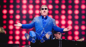 <b>7 - Elton John</b>
<br><br>
"Can You Feel the Love Tonight", música de Elton John, levou a estatueta em 1995. Ela fez parte da trilha de <i>O Rei Leão</i>.



 - Paulo Rangel/ Estácio/ Divulgação
