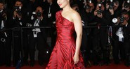 A atriz Noomi Rapace em Cannes.  - Joel Ryan/AP