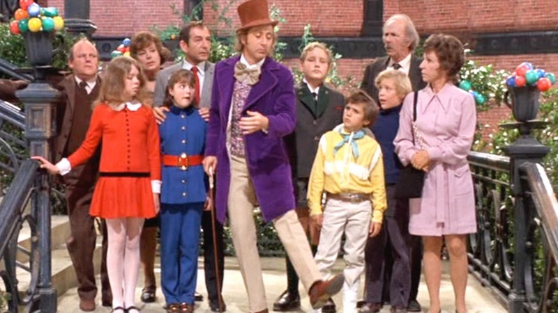 Cena do filme <i>A Fantástica Fábrica de Chocolate</i>, de 1971 - Reprodução