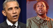 O presidente dos Estados Unidos Barack Obama e o rapper da Califórnia Kendrick Lamar - Susan Walsh/Owen Sweeney/Montagem/AP