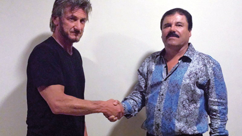 Sean Penn e El Chapo - Cortesia de Sean Penn