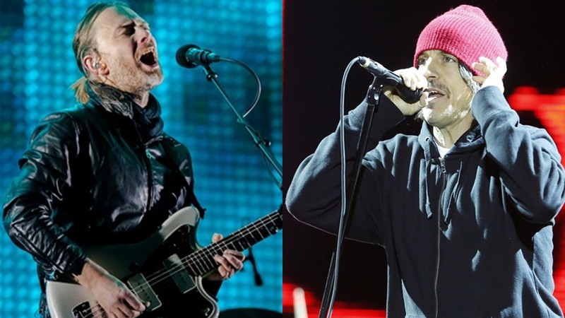 Radiohead e Red Hot Chili Peppers - AP