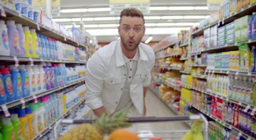 Justin Timberlake no clipe de “Can't Stop the Feeling” - Reprodução/Vídeo