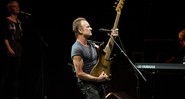 Sting durante show em julho de 2016, em Roma, na Itália - ANSA/AP