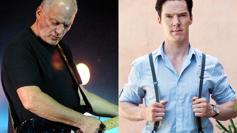 Benedict Cumberbatch e David Gilmour - Luigi Costantini/AP/ROBERT YAGER