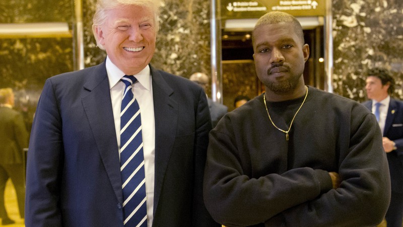 Donald Trump e Kanye West - Seth Wenig/AP