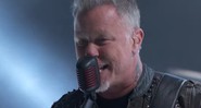 James Hetfield, do Metallica, em performance no programa de TV norte-americano <i>Jimmy Kimmel Live</i> - Reprodução/Vídeo