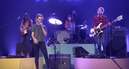 Warpaint durante performance no programa de Jimmy Fallon - Reprodução/Vídeo