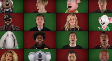 Paul McCartney e elenco de <i>Sing: Quem Canta Seus Males Espanta</i> cantaram “Wonderful Christmastime” no <i>The Tonight Show</i> - Reprodução