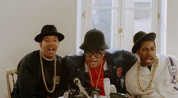 O trio de hip-hop Run-D.M.C. em 1986 - Peter Kemp/AP