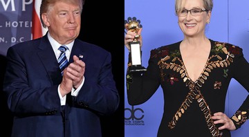 "Uma das atrizes mais superestimadas de Hollywood", disse Trump em resposta ao discurso incisivo de Meryl Streep durante a cerimônia do Globo de Ouro - John Strauss/AP