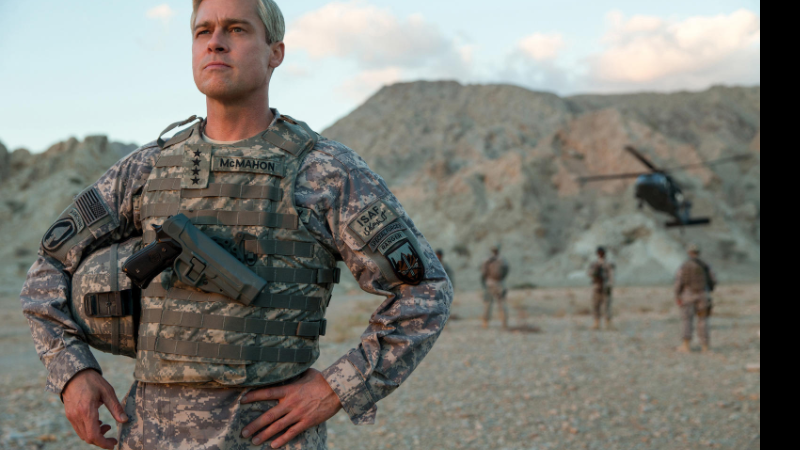 Brad Pitt no longa da Netflix <i>War Machine</i> - Reprodução