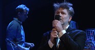 James Murphy à frente do LCD Soundsystem no <i>Saturday Night Live</i> - Reprodução/Vídeo