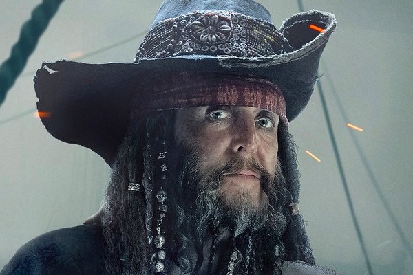 Paul McCartney como Uncle Jack, personagem de <i>Piratas do Caribe: A Vingança de Salazar</i> (2017) - Reprodução