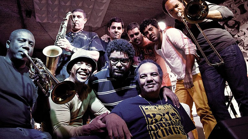 A formação de 2017 da banda Black Rio - Divulgação