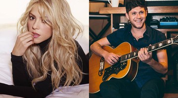 Shakira e Niall Horan - Reprodução/Facebook