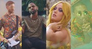 Calvin Harris, Big Sean, Katy Perry e Pharrell no clipe de "Feels" - Reprodução